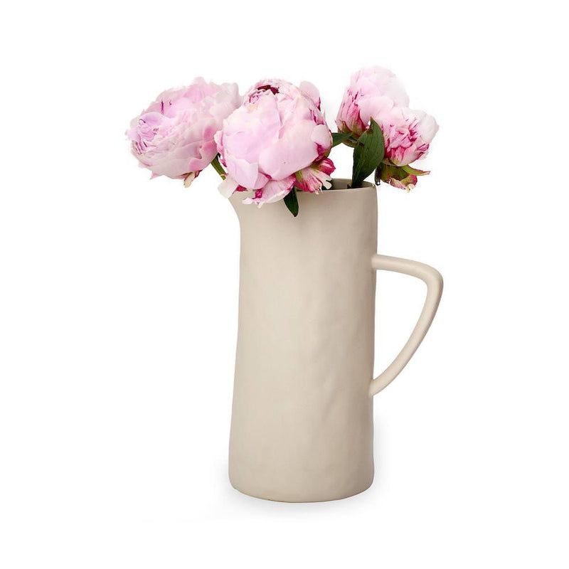 Organic Stoneware Off White Pitcher/Jug