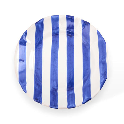 צלחת מנה ראשונה של קמפניה פסים זית