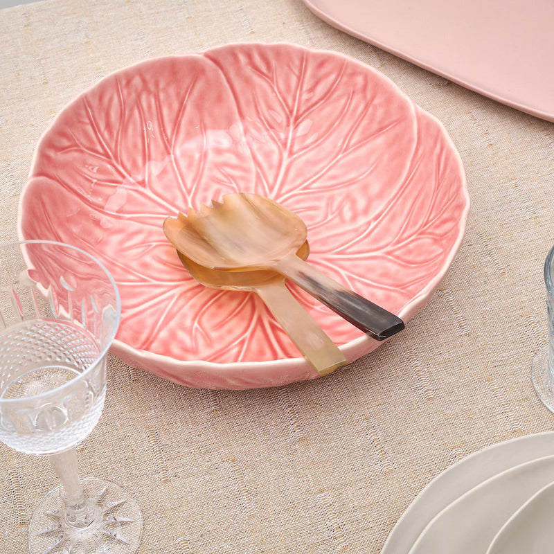 Horn Salad Servers Square