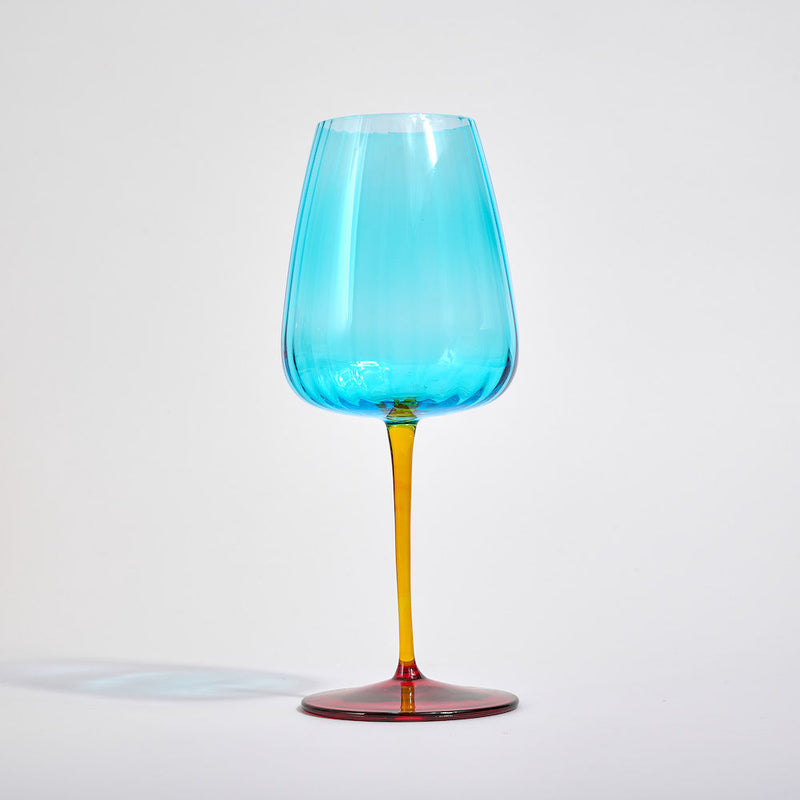 Colored Wine Glasses, Set of 4