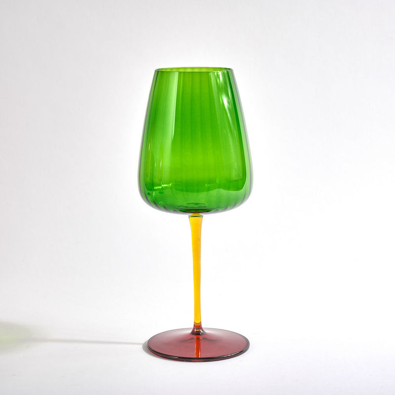 Colored Wine Glasses, Set of 4