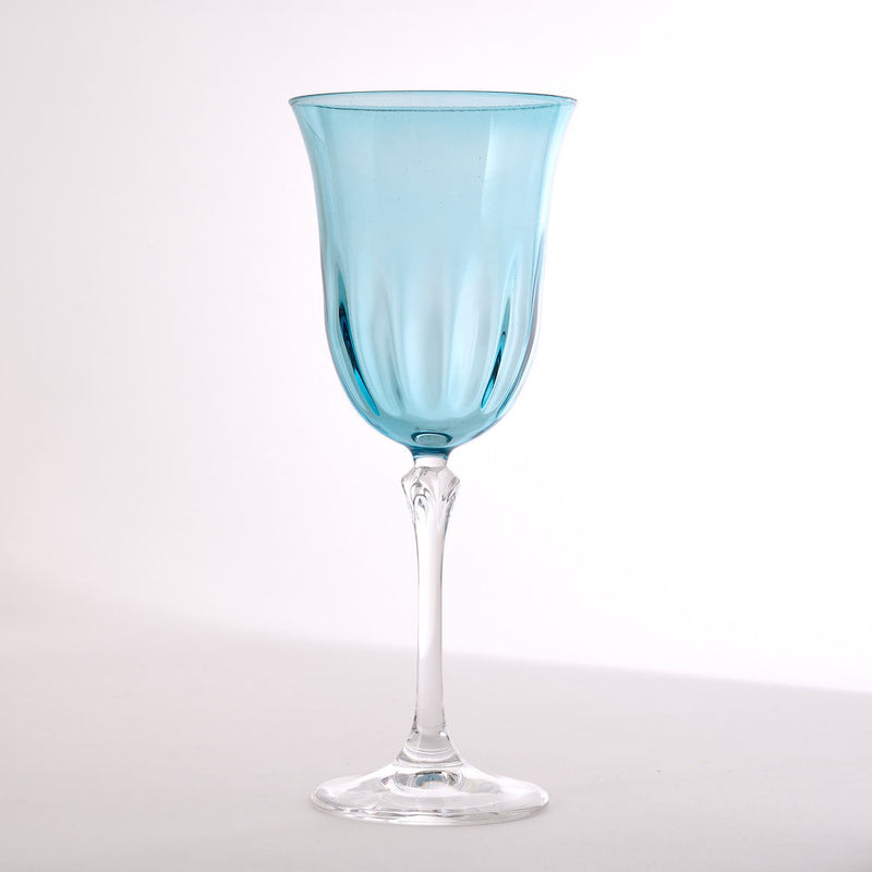 Pastel Colored Wine Glasses, Set of 6