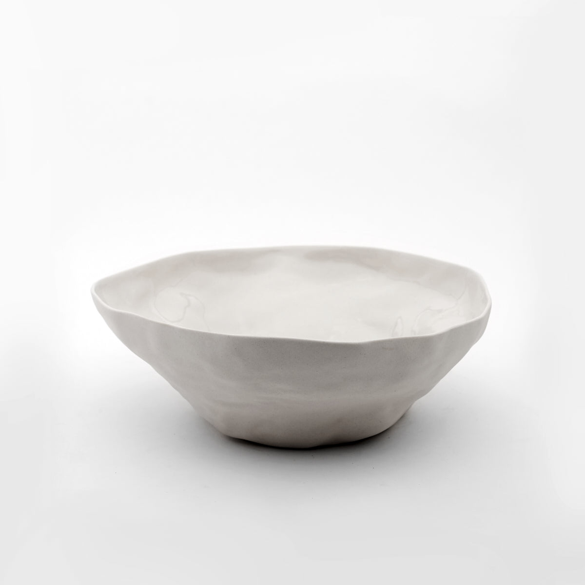 Organic Stoneware Gray Bowl Medium