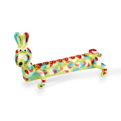 Colorful Hanukkiah Rabbit