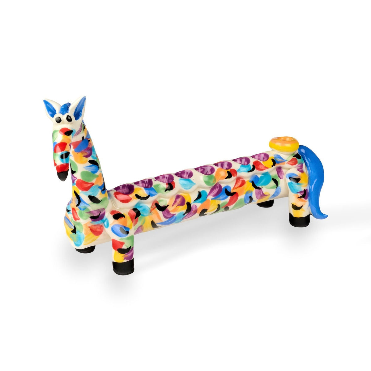 Colorful Hanukkiah Horse