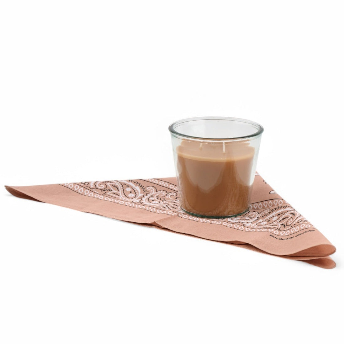 Jasmine Scented Clara Candle Wrapped in Bandana