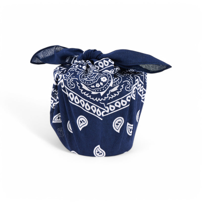 Jasmine Scented Clara Candle Wrapped in Bandana+ Candle Snuffer Set