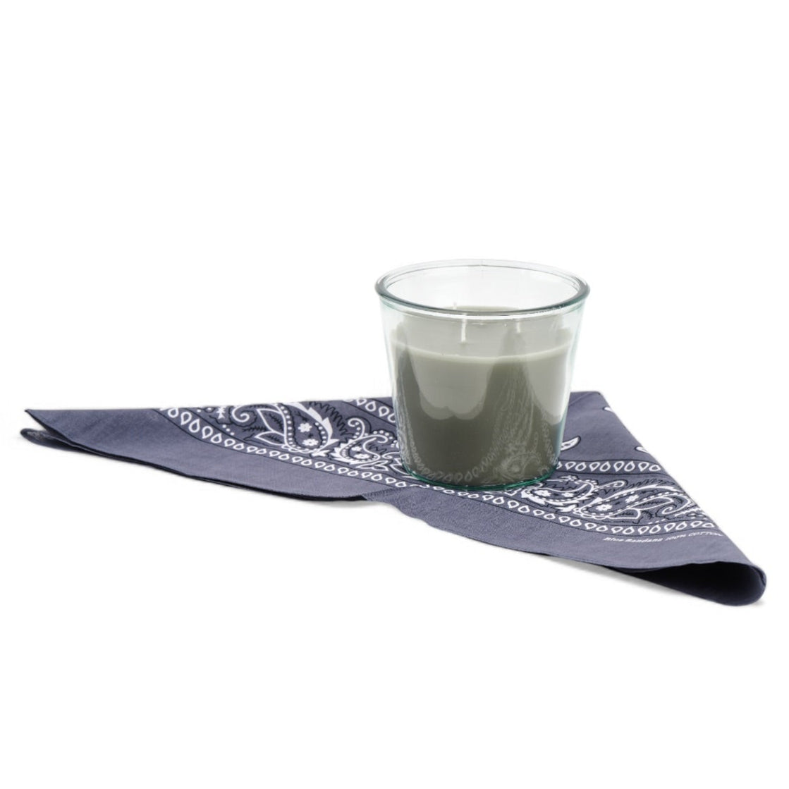 Jasmine Scented Clara Candle Wrapped in Bandana