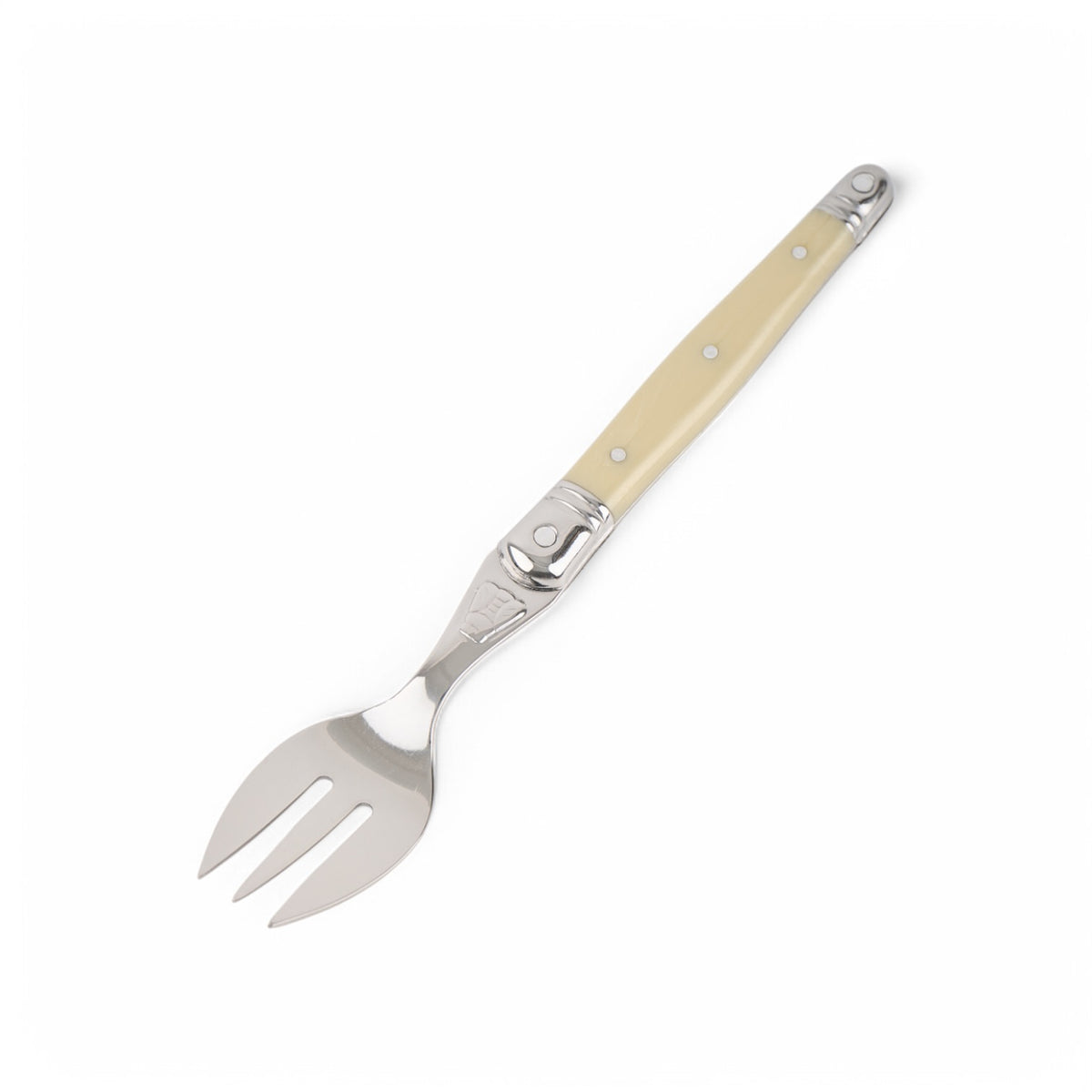 סט קופסה ל-6 מזלגות עוגה, טבעי