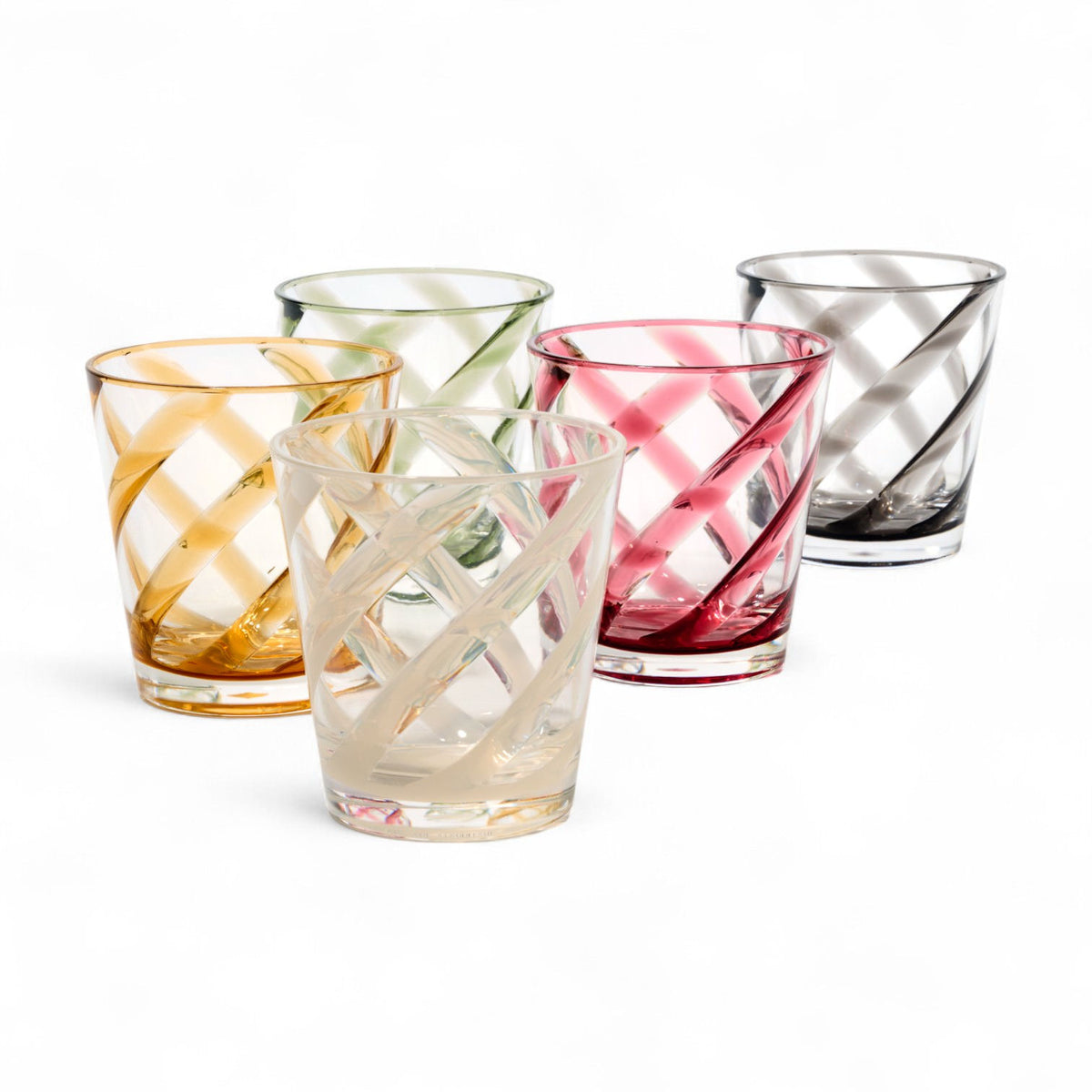 Spiral Decor Plastic Sustainable Cups