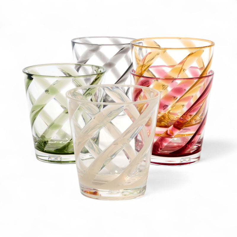 Spiral Decor Plastic Sustainable Cups