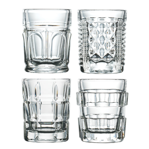 Yama Zohara Gin Set with 4 Designed Shot Glasses