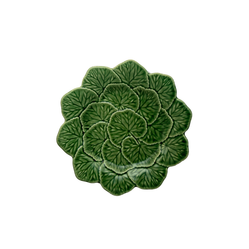 Verde Geranium Plate Green