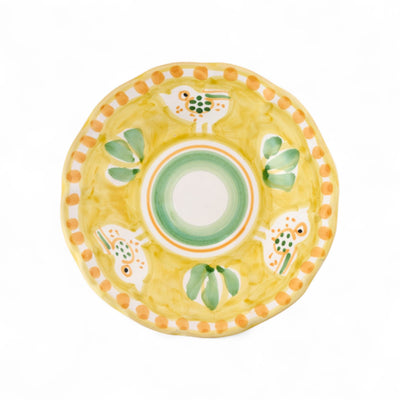 צלחת קינוח צבעונית קמפניה