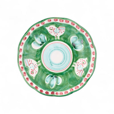 צלחת קינוח צבעונית קמפניה