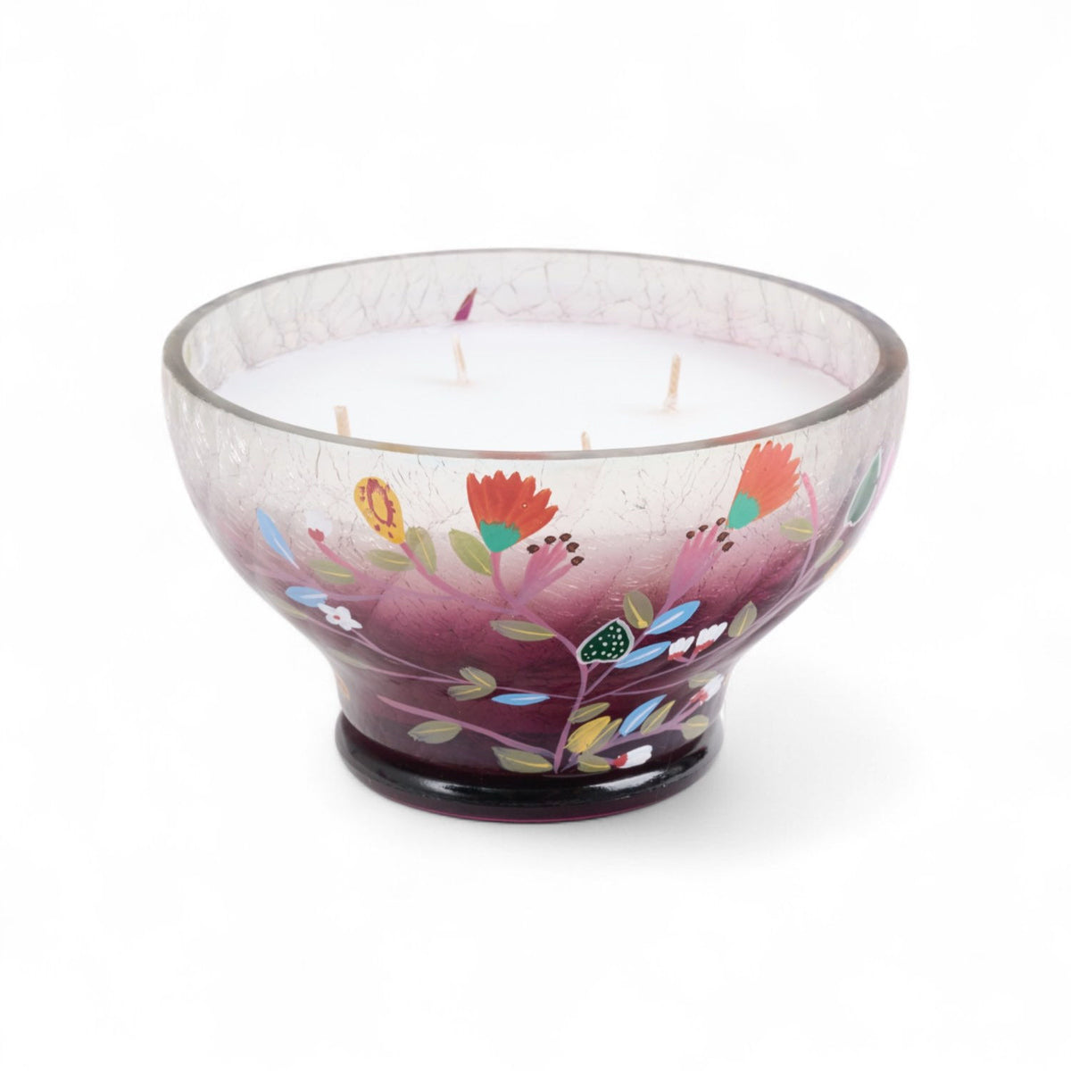 Marigold Flowers Candle Bowl with Santal Scent