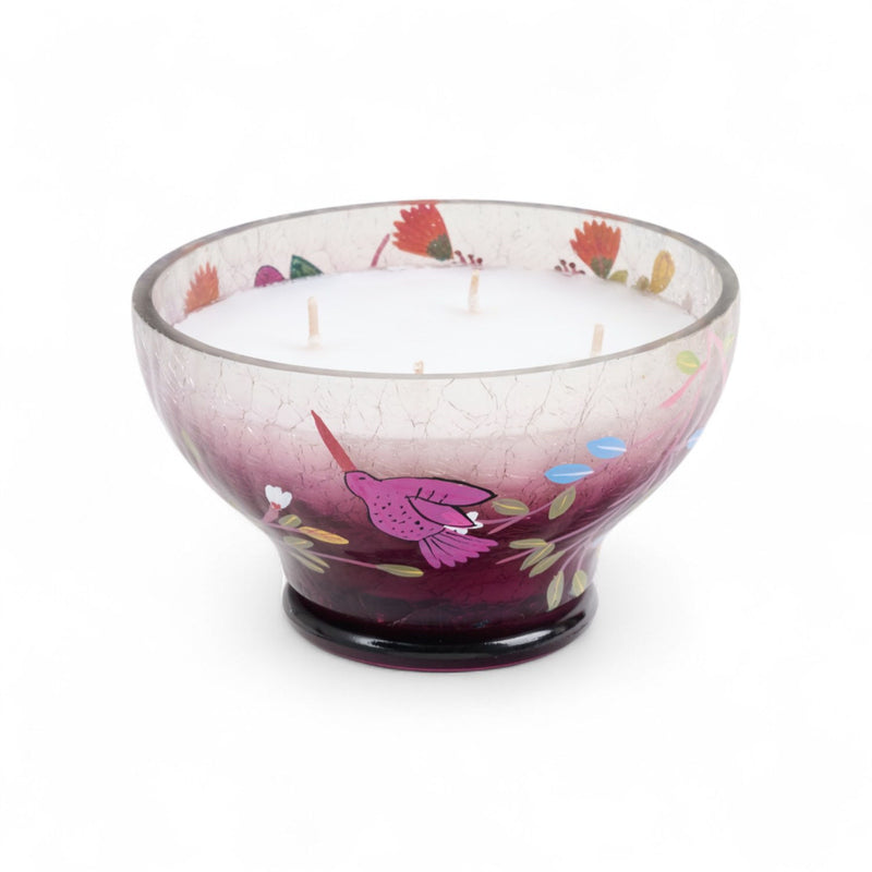 Marigold Flowers Candle Bowl with Santal Scent