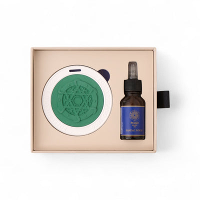 Scented plaster diffuser in gift box