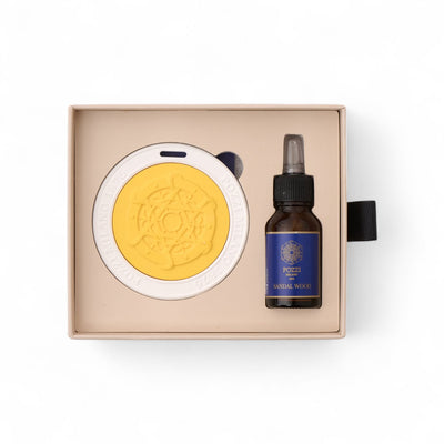 Scented plaster diffuser in gift box