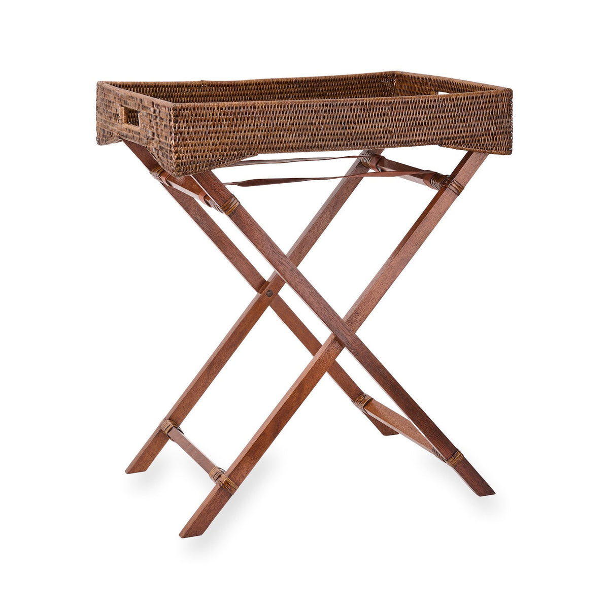 Rattan Rectangular Side Table