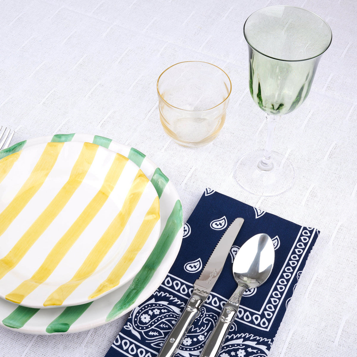 מנה ראשונה פסים של קמפניה צהוב