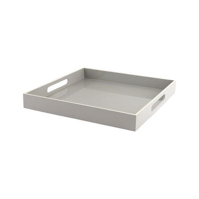 Square Tray with Handles - Khaki Green