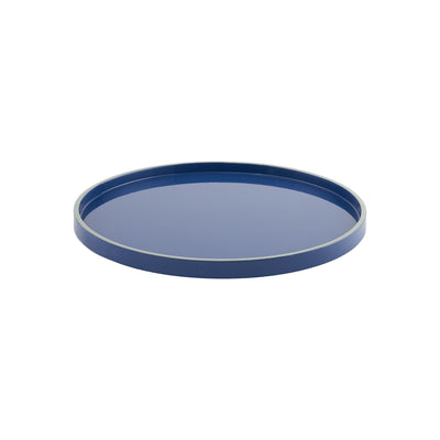 Small Round Tray 25cm- Blue