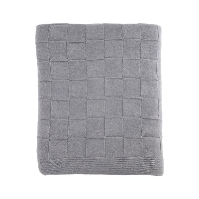 Knitted Squares Throw