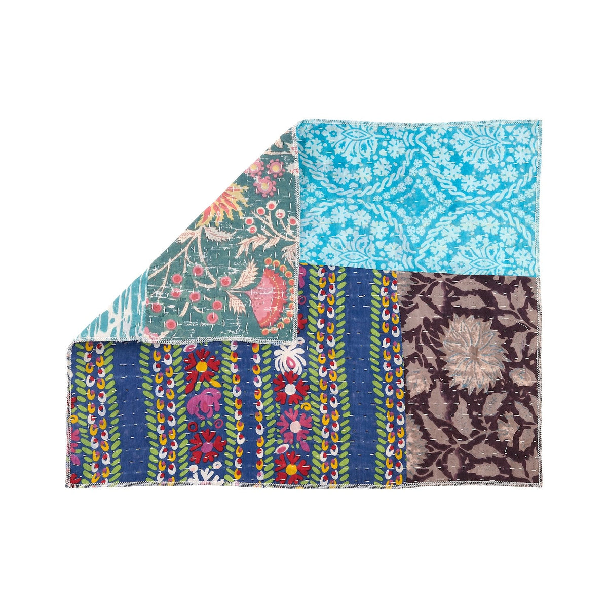 Set of 6 Handcrafted quilted placemats