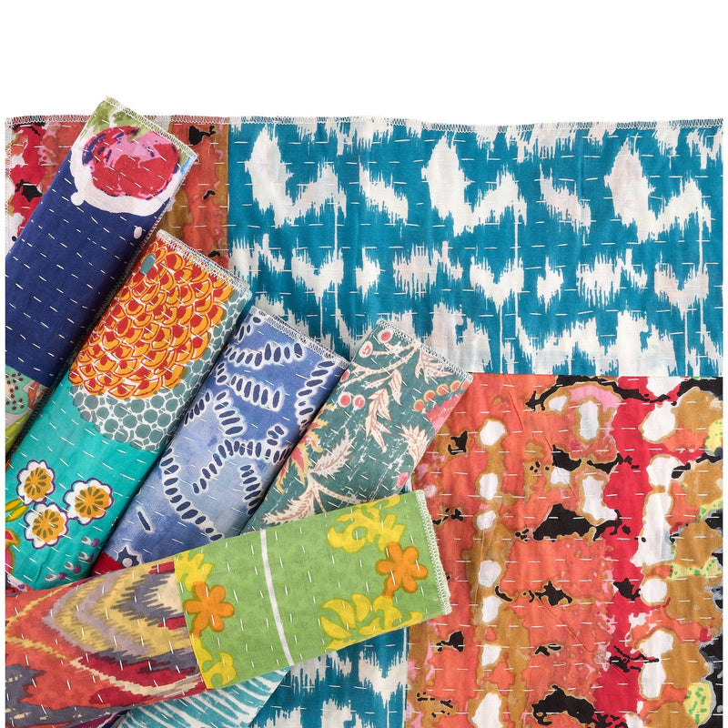 Set of 6 Handcrafted quilted placemats