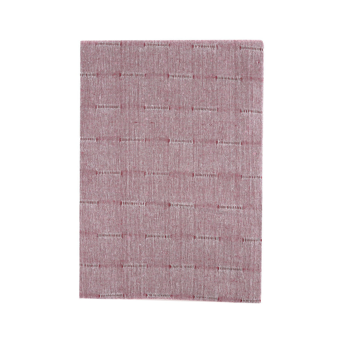 מפת שולחן בורדו עם פרנזים