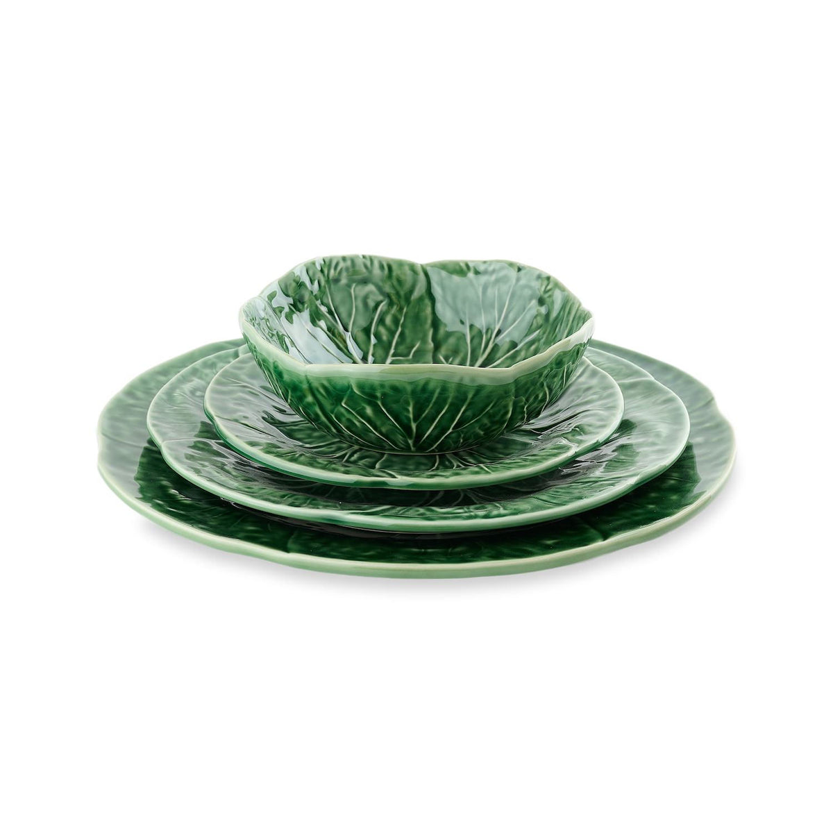 Verde Cabbage Dinner Plate Green