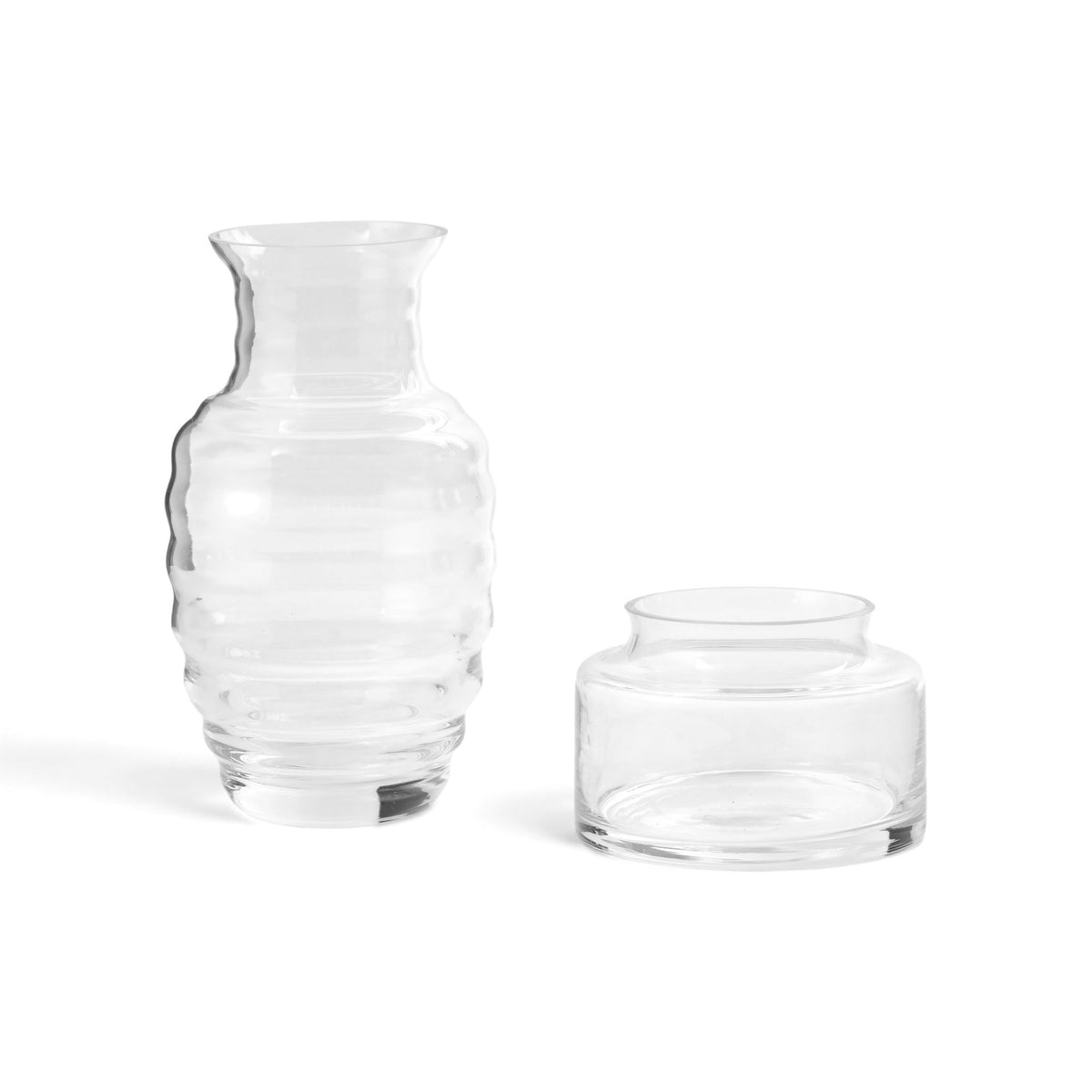 Transparent Glass Vase