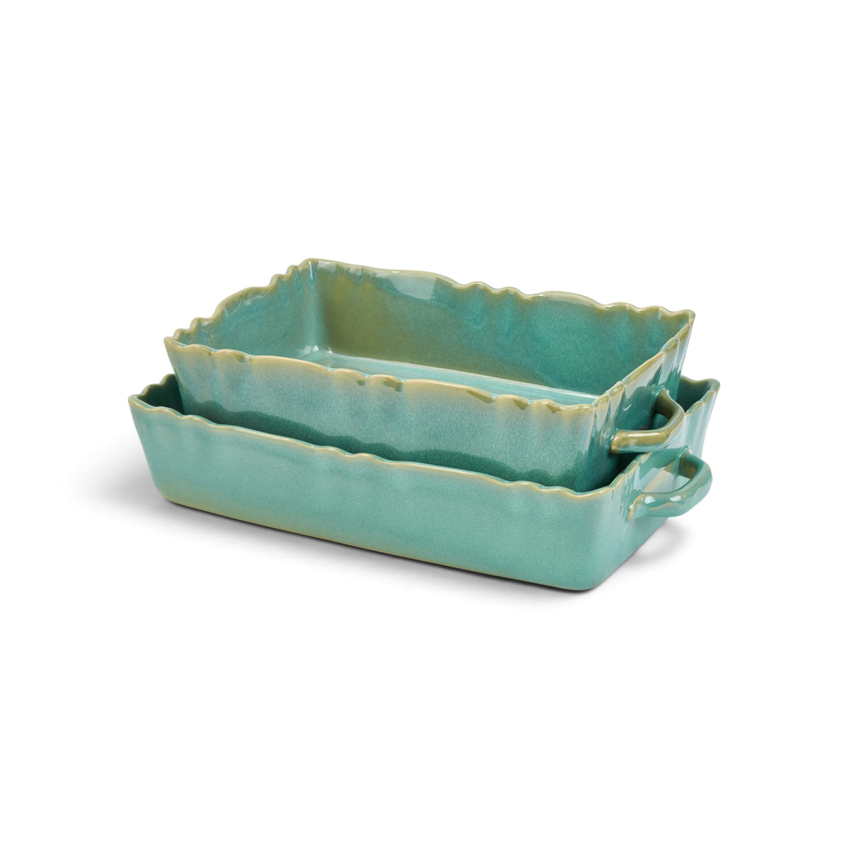 Rectangular Oven Dish Aqua