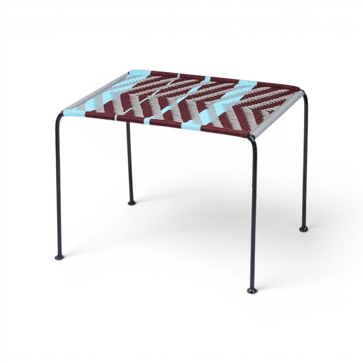 Handmade Stool TOGO - Turquoise | Bordeaux