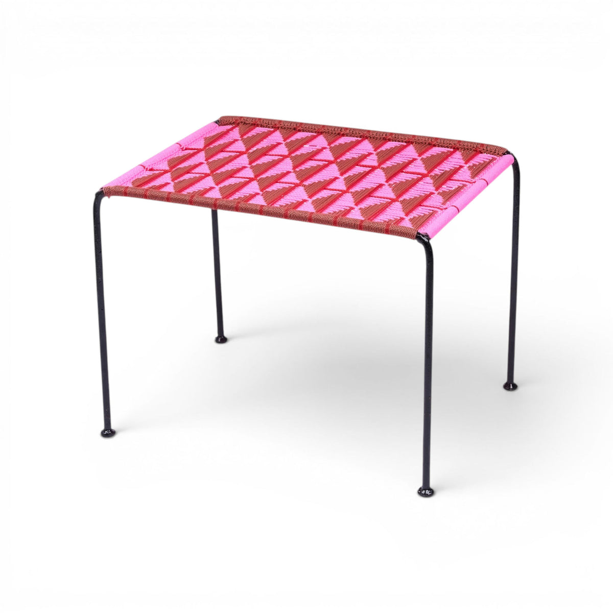 Handmade Stool LAURA - Pink