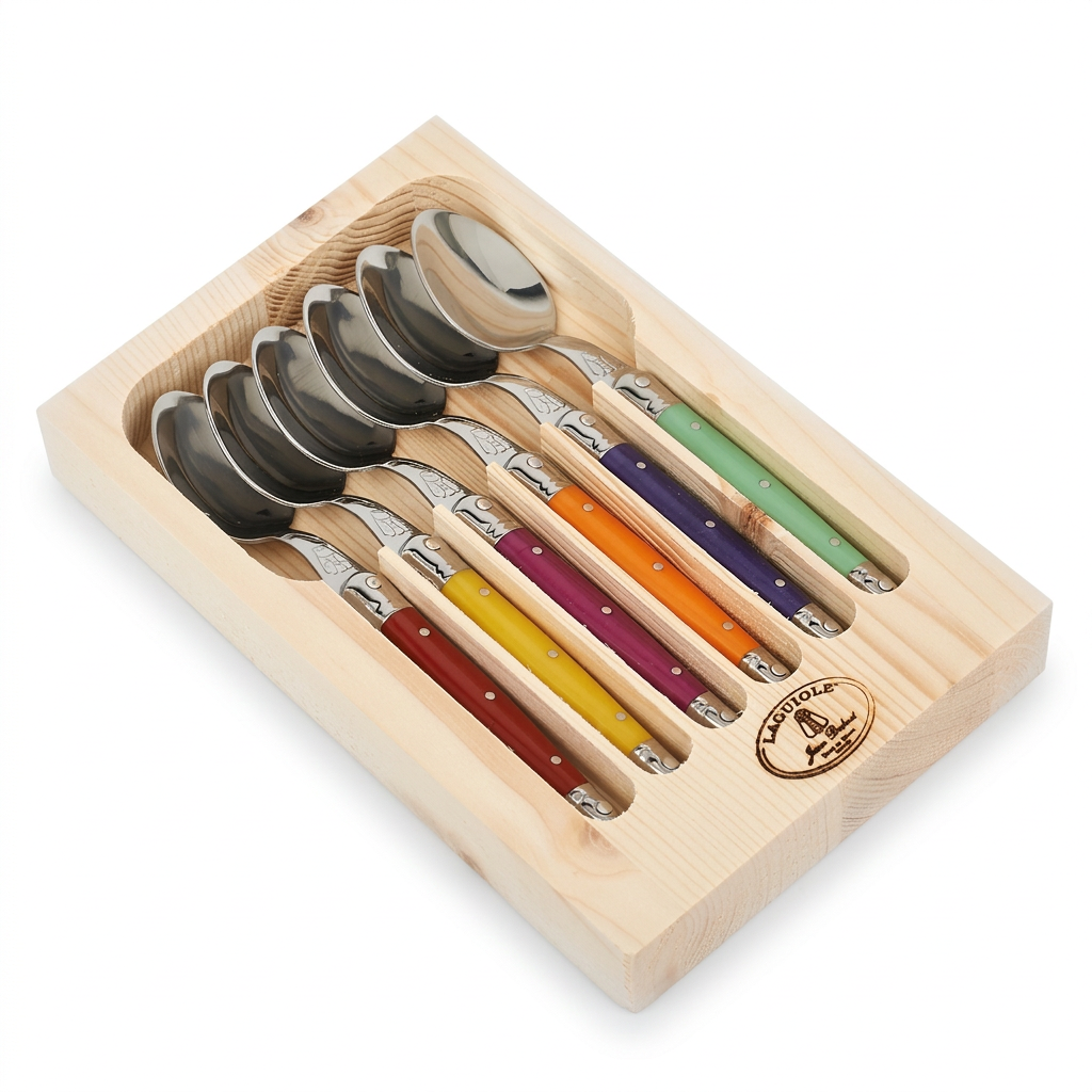 Boxed Set for 6 Tea Spoons - Fruit