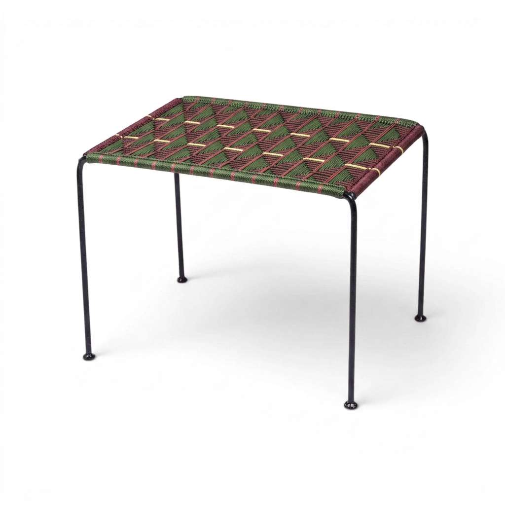 Handmade Stool LAURA - Brown