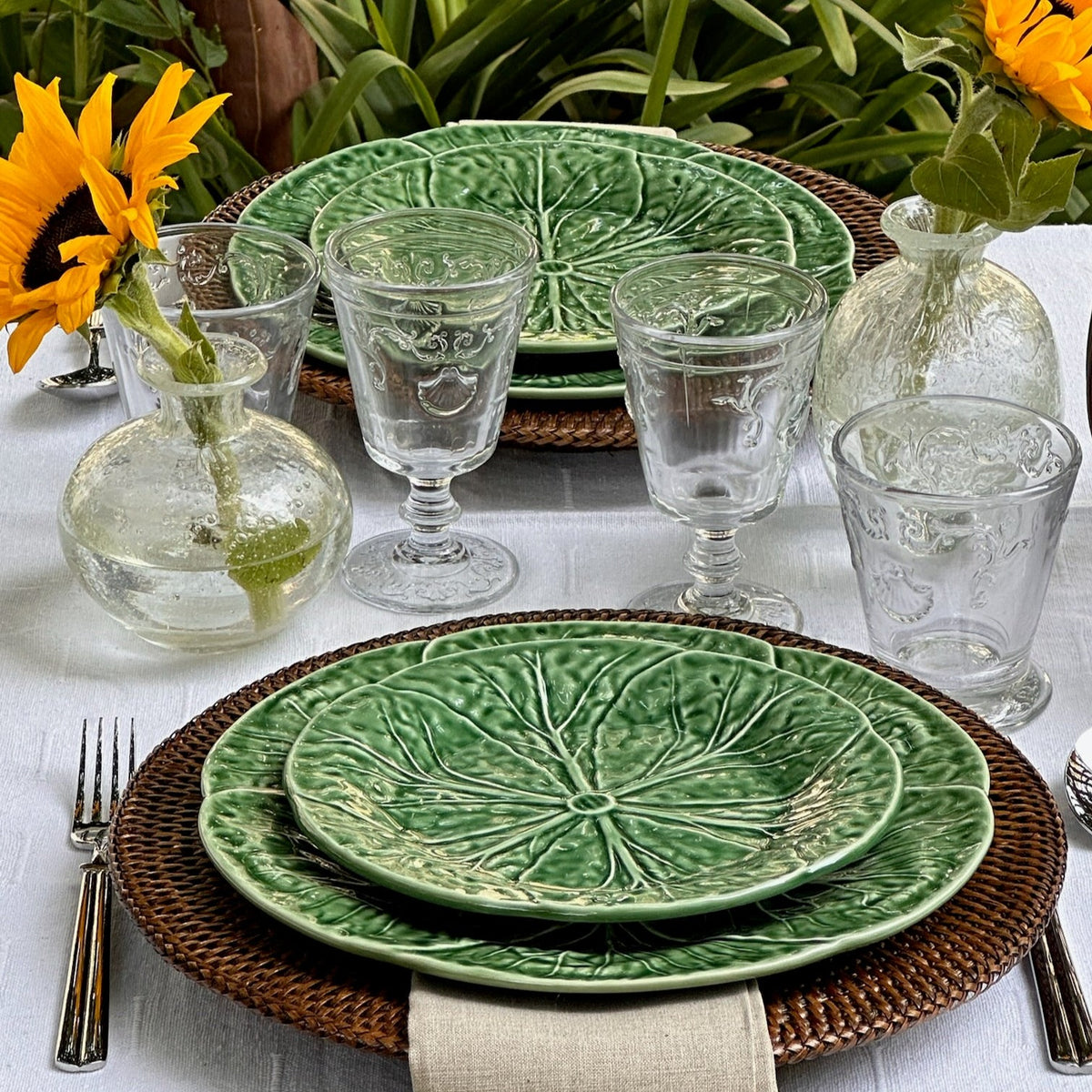 Verde Cabbage Dinner Plate Green