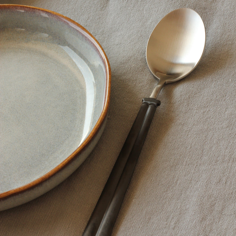 Cutlery Brooklyn Stainless Steel with Black Handle 24pcs