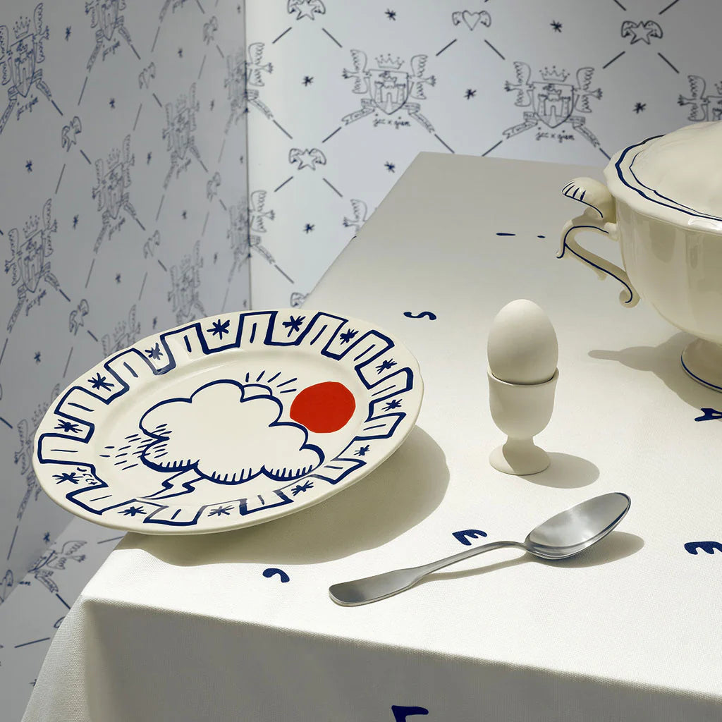 Gien X JCC Dinner Artistic Set of 6