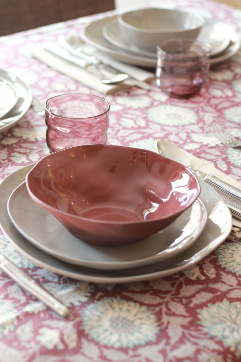Organic Stoneware Soup/Small Serving Bowl Grey