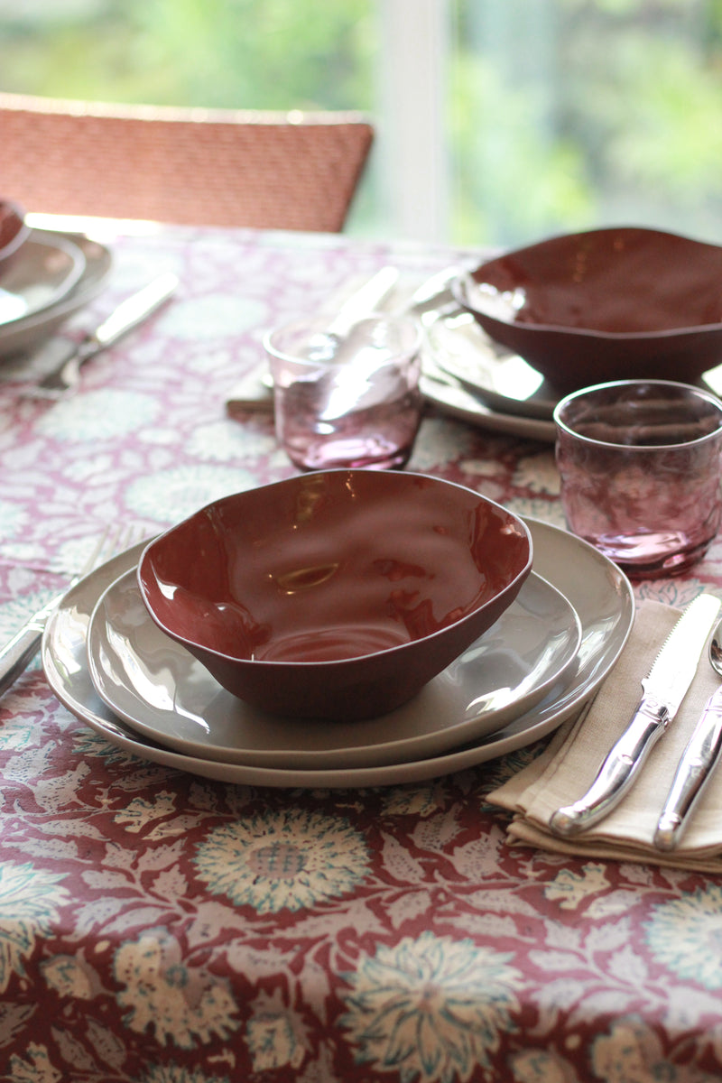 Organic Stoneware Small Serving Bowl