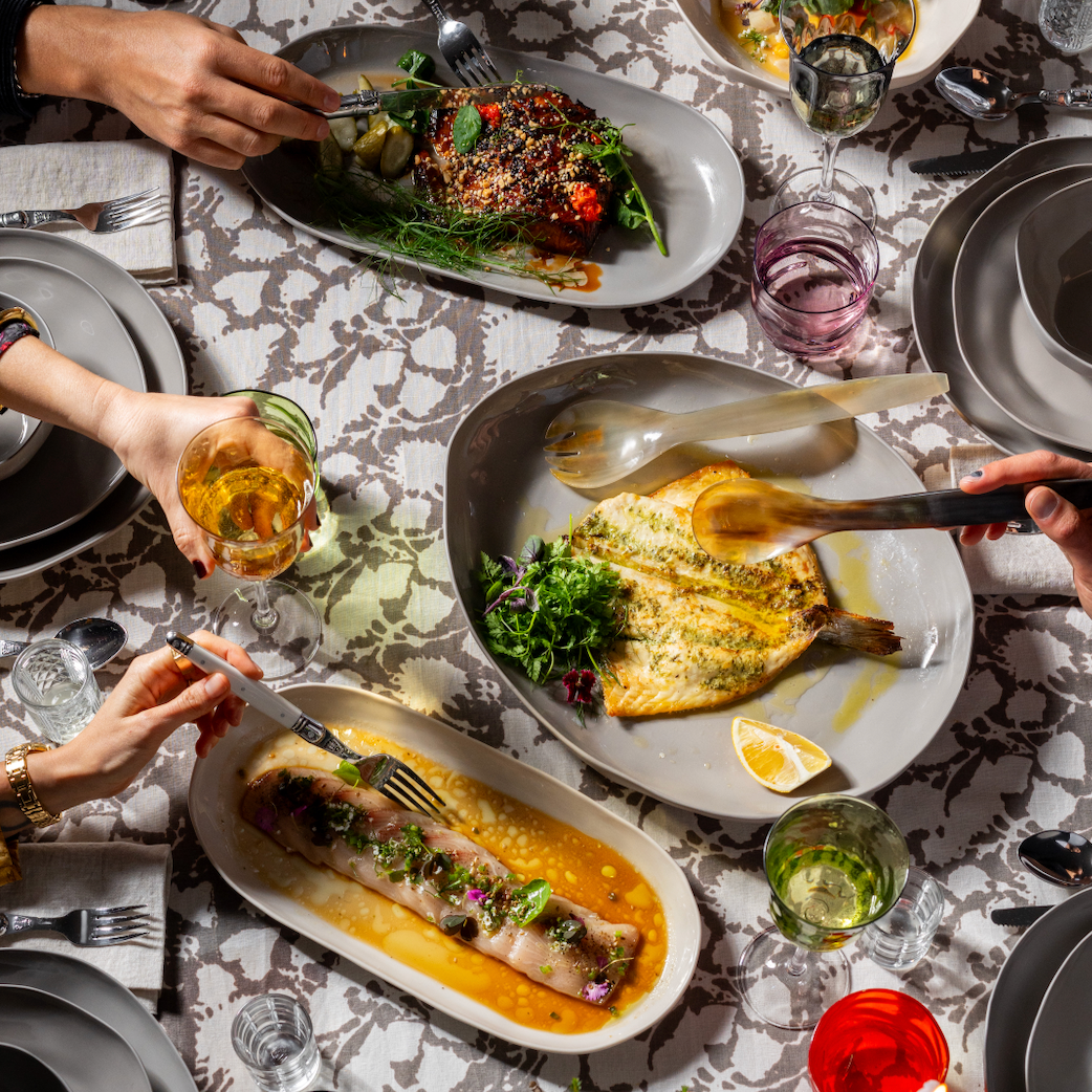 Organic Stoneware Off White Oval Platter