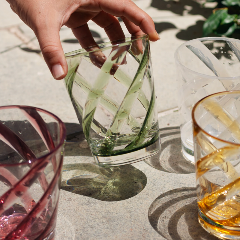 Spiral Decor Plastic Sustainable Cups