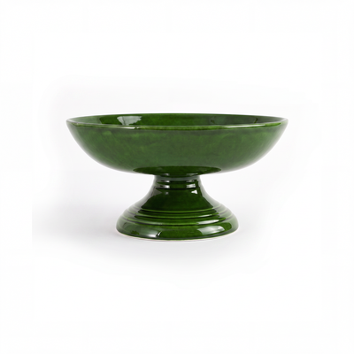 Footed Bowl on a Leg Small | Mustard
