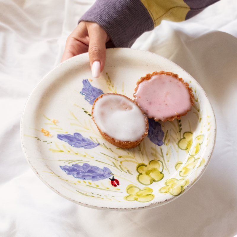 Hand Painted First Course/Dessert Plate