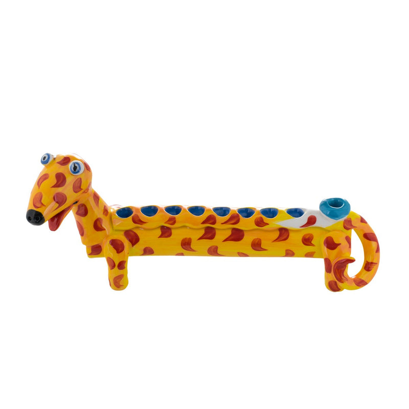 Colorful Hanukkiah Zebra
