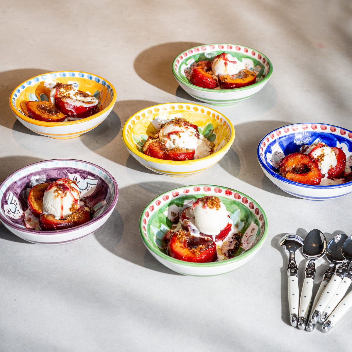 Campagna Colorful Dessert Bowl