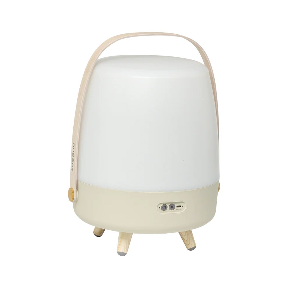 רמקול ומנורה קודו גדול | SOUND BY JBL | צבע חול ים